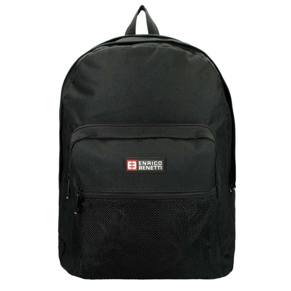Enrico Benetti Amsterdam Laptop Rugtas 15" zwart Laptoprugzak