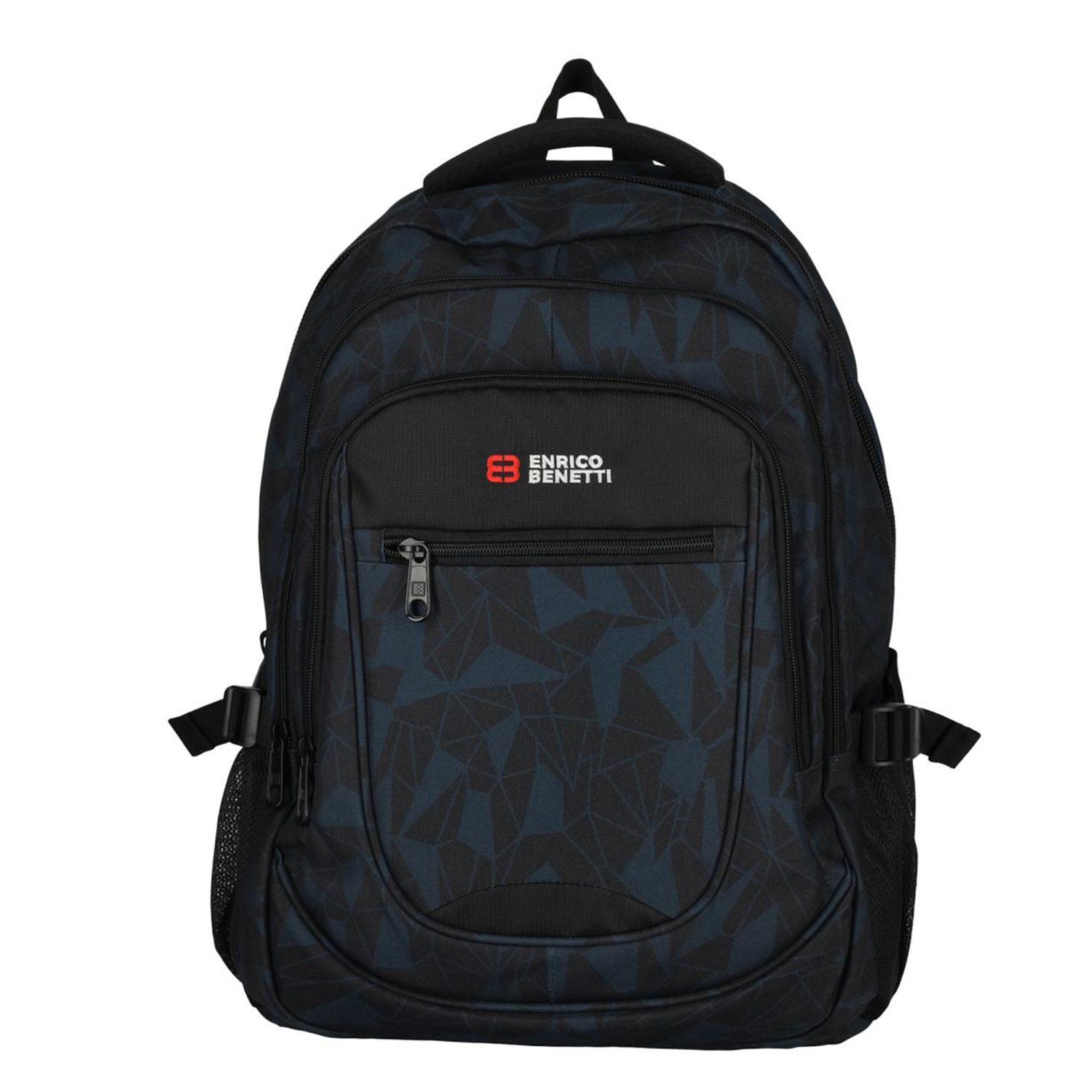 Enrico Benetti Santa Cruz 17.3" Laptop Rugtas zwart donkerblauw Laptoprugzak
