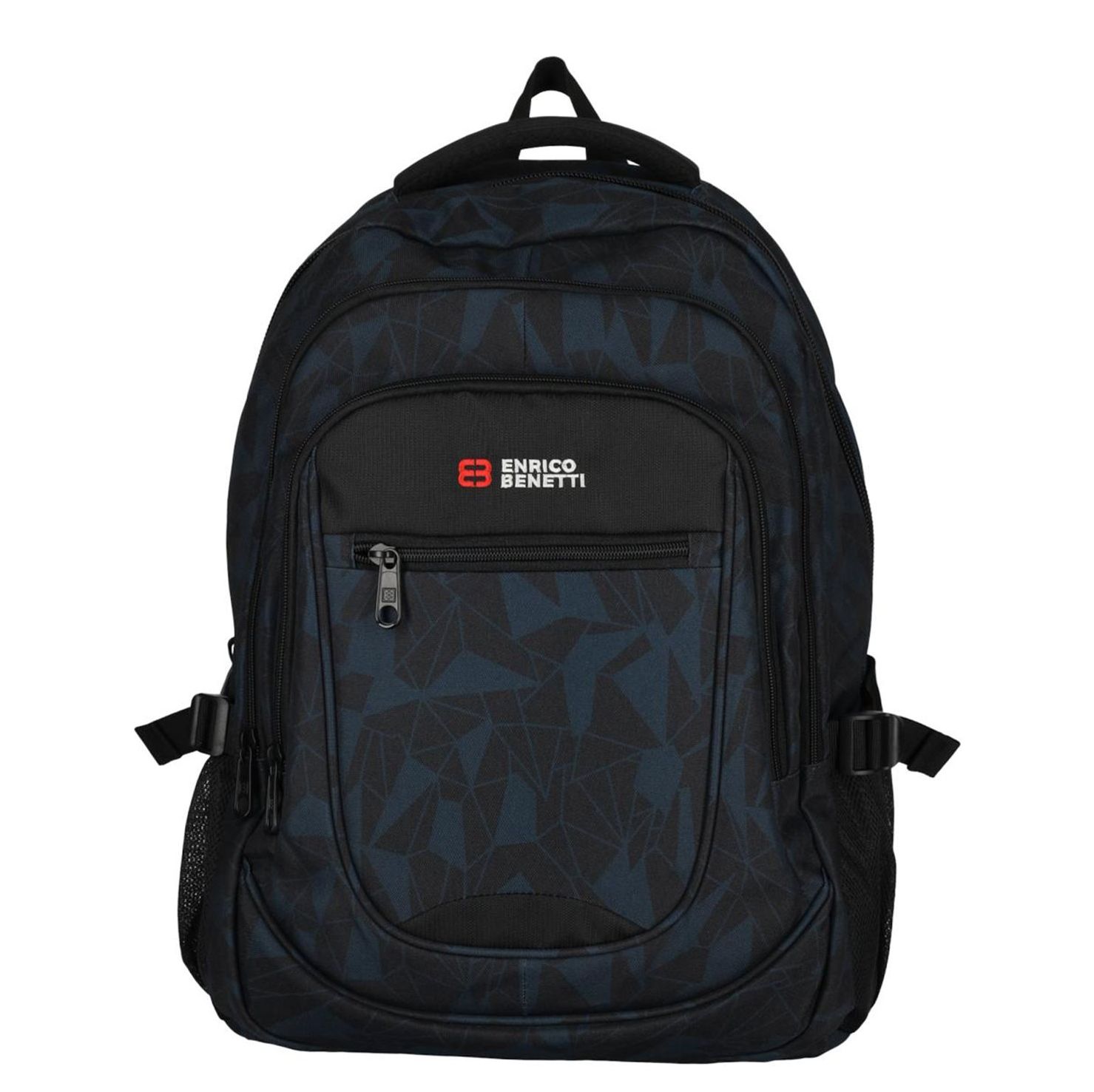 Enrico Benetti Santa Cruz Laptop Rugzakken zwart en blauw