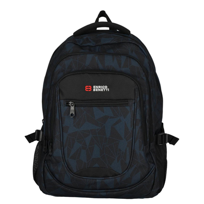 Enrico Benetti Santa Cruz 17.3" Laptop Rugtas zwart donkerblauw