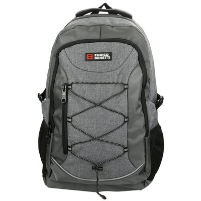 Enrico Benetti Yellow Stone 15'' Laptop Rucksack grau
