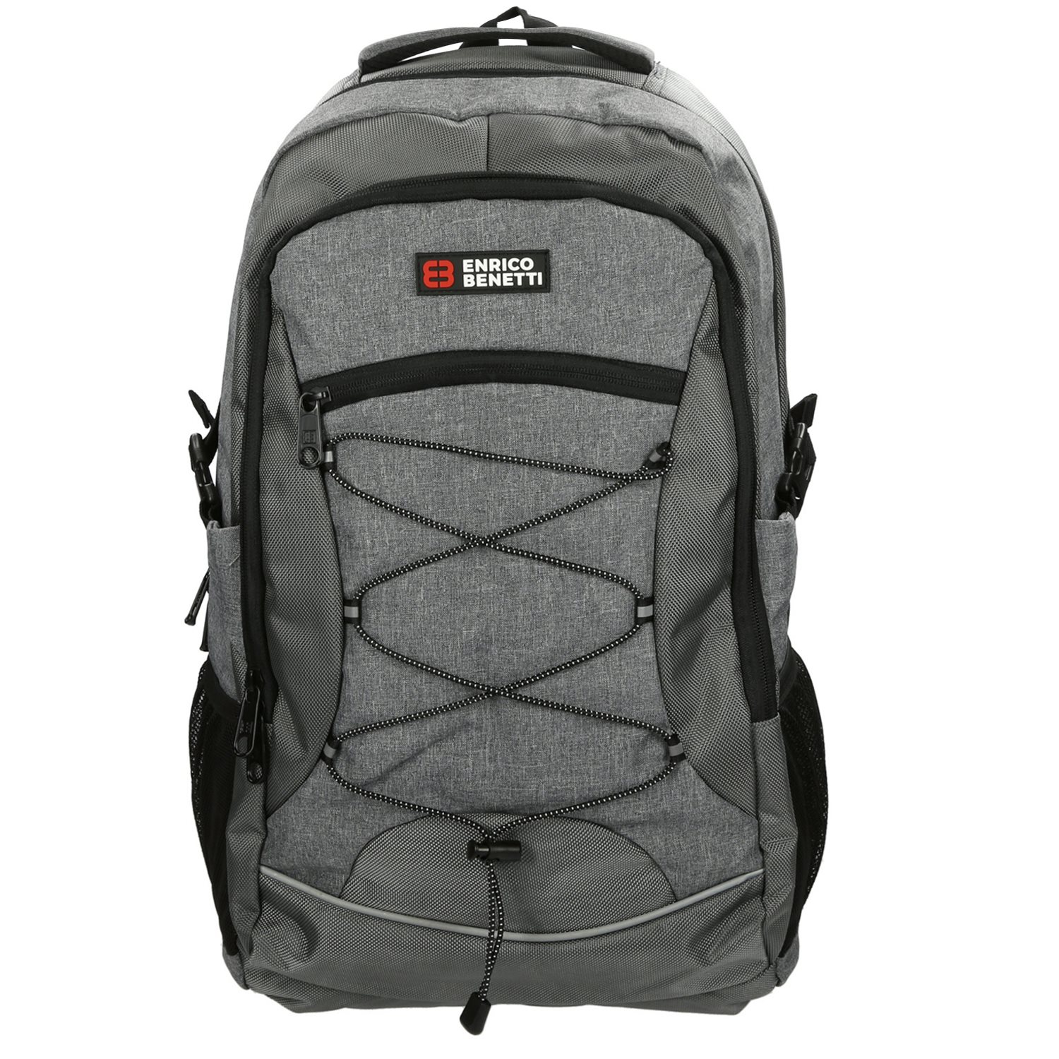 Enrico Benetti Yellow Stone 17&apos;&apos; Laptop Rugzak grijs