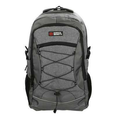 Enrico Benetti Yellow Stone 17'' Laptop Rucksack grau