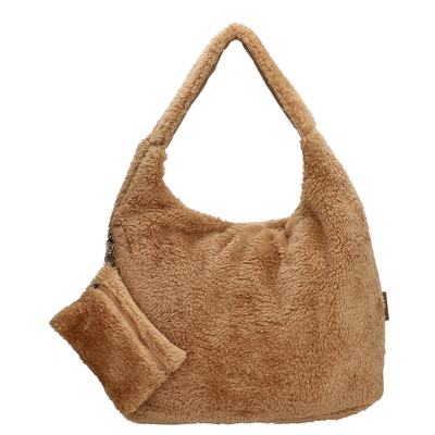 Enrico Benetti Teddy Schoudertas camel