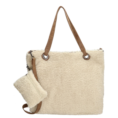 Enrico Benetti Teddy Shopper off white