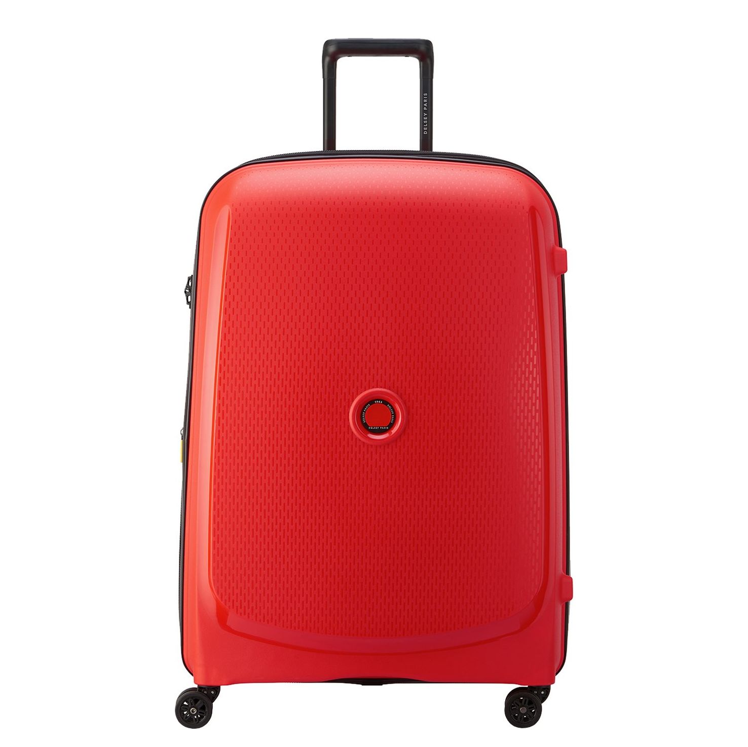 Travelbags Delsey Belmont Plus MR Trolley L Expandable red hardcase koffer aanbieding