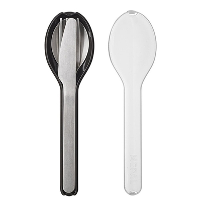 Mepal Ellipse Cutlery 3-Pieces nordic black
