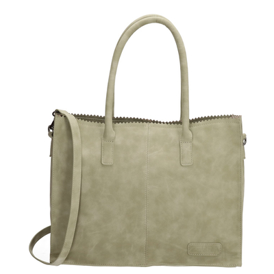 Zebra Trends Natural Bag Lisa Shopper groen