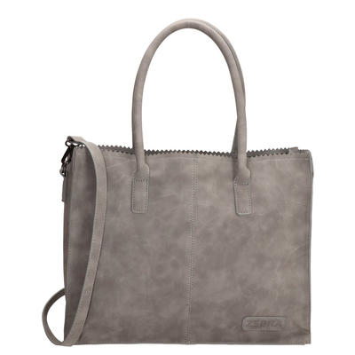 Zebra Trends Natural Bag Lisa Shopper middengrijs