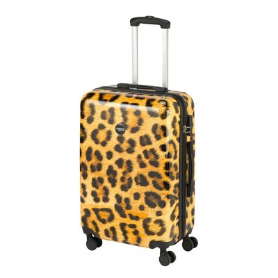 Princess Traveller Animalmuster Medium Trolley leopard