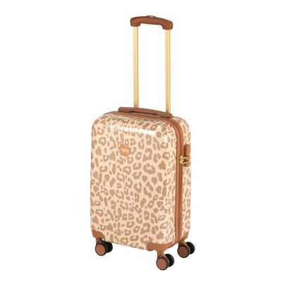 Princess Traveller Animalmuster Handgepäck Trolley leopard