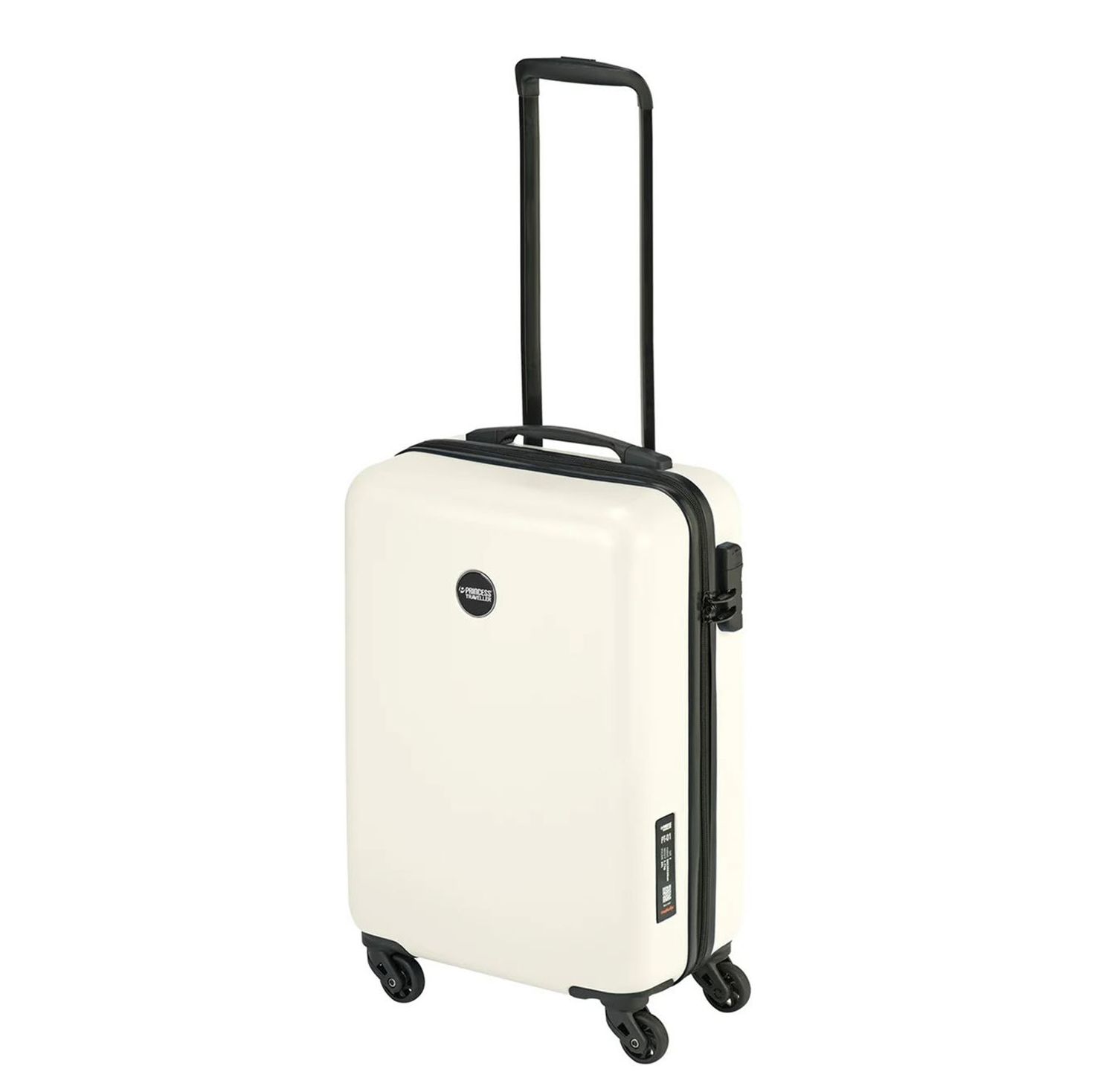 Princess Traveller PT01 - Handbagagekoffer - Pearl White - S - 55cm