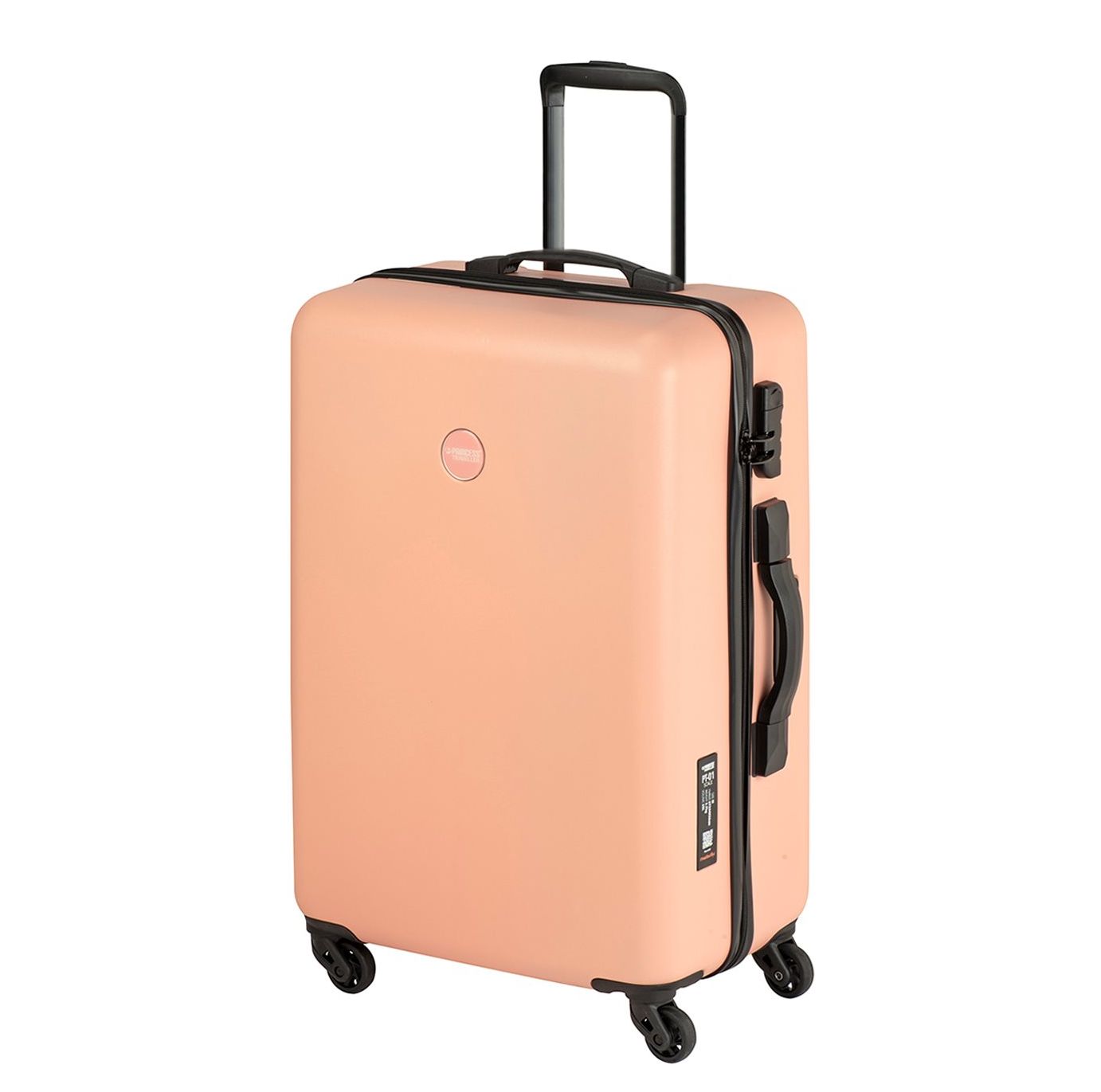Princess Traveller PT01 Scale - Reiskoffer met geintegreerde weegschaal - Peony Pink - M - 66cm