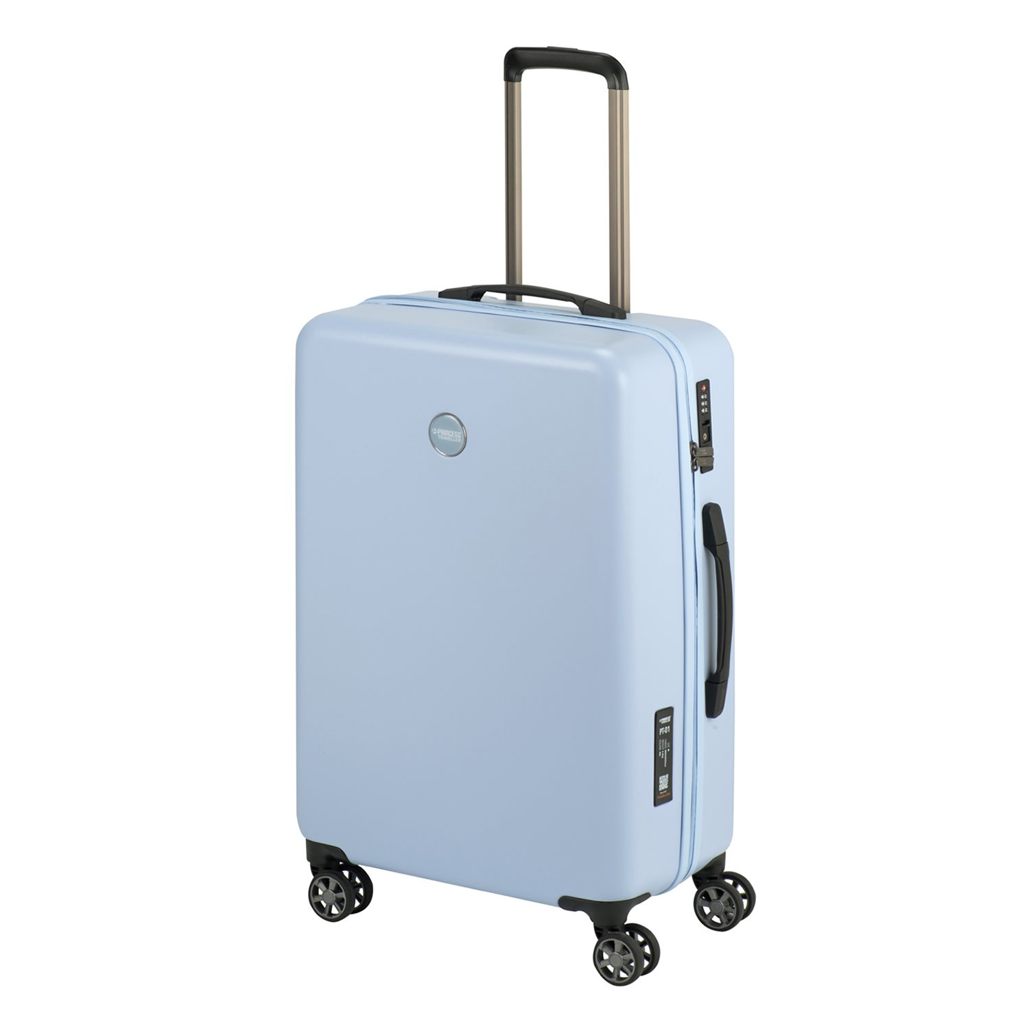 Princess Traveller PT-01 Deluxe Medium Trolley poolhouse blue