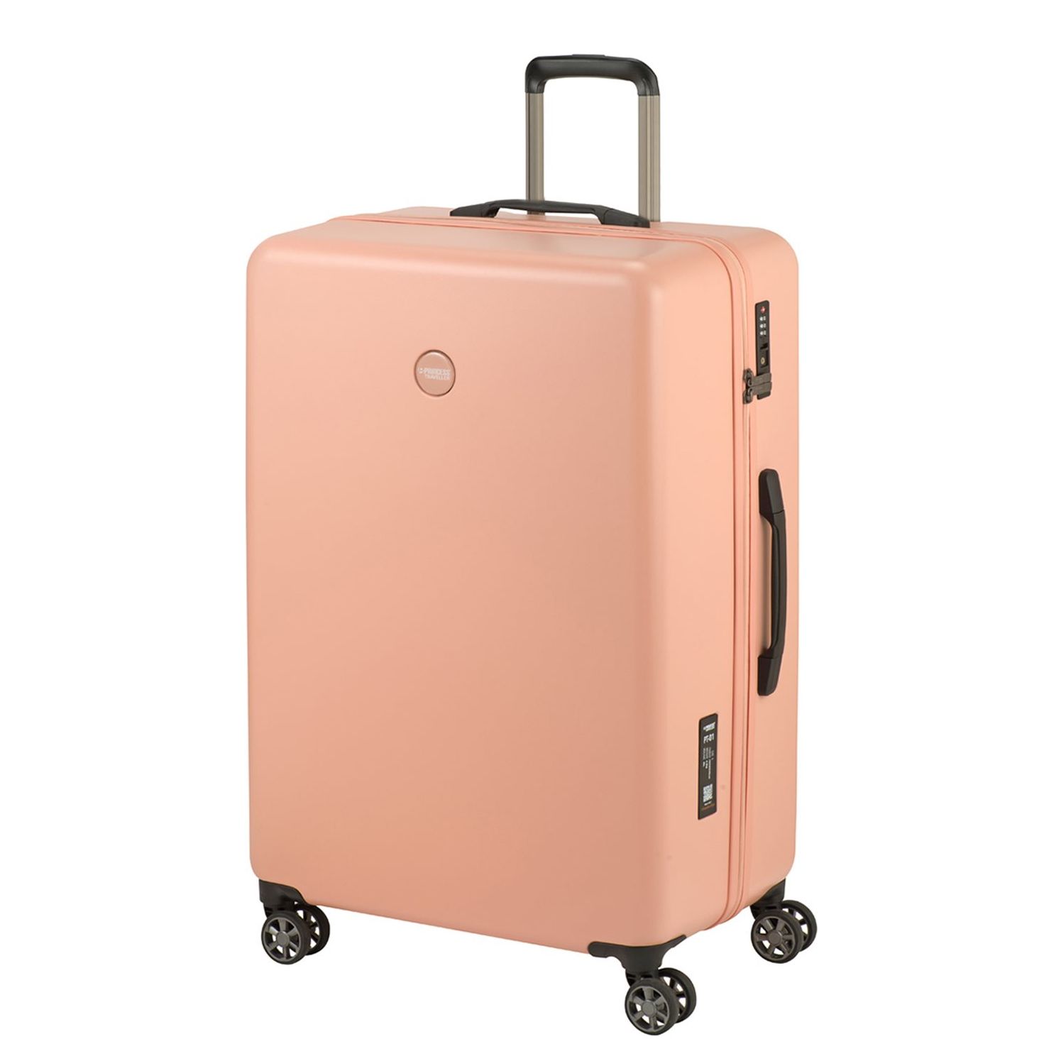 Princess Traveller PT-01 Deluxe Large Trolley peony pink