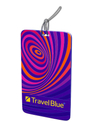 TravelBlue ID Tag Adreslabel waves