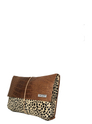 Mozz Luier Etui camel croco baby cheetah beige
