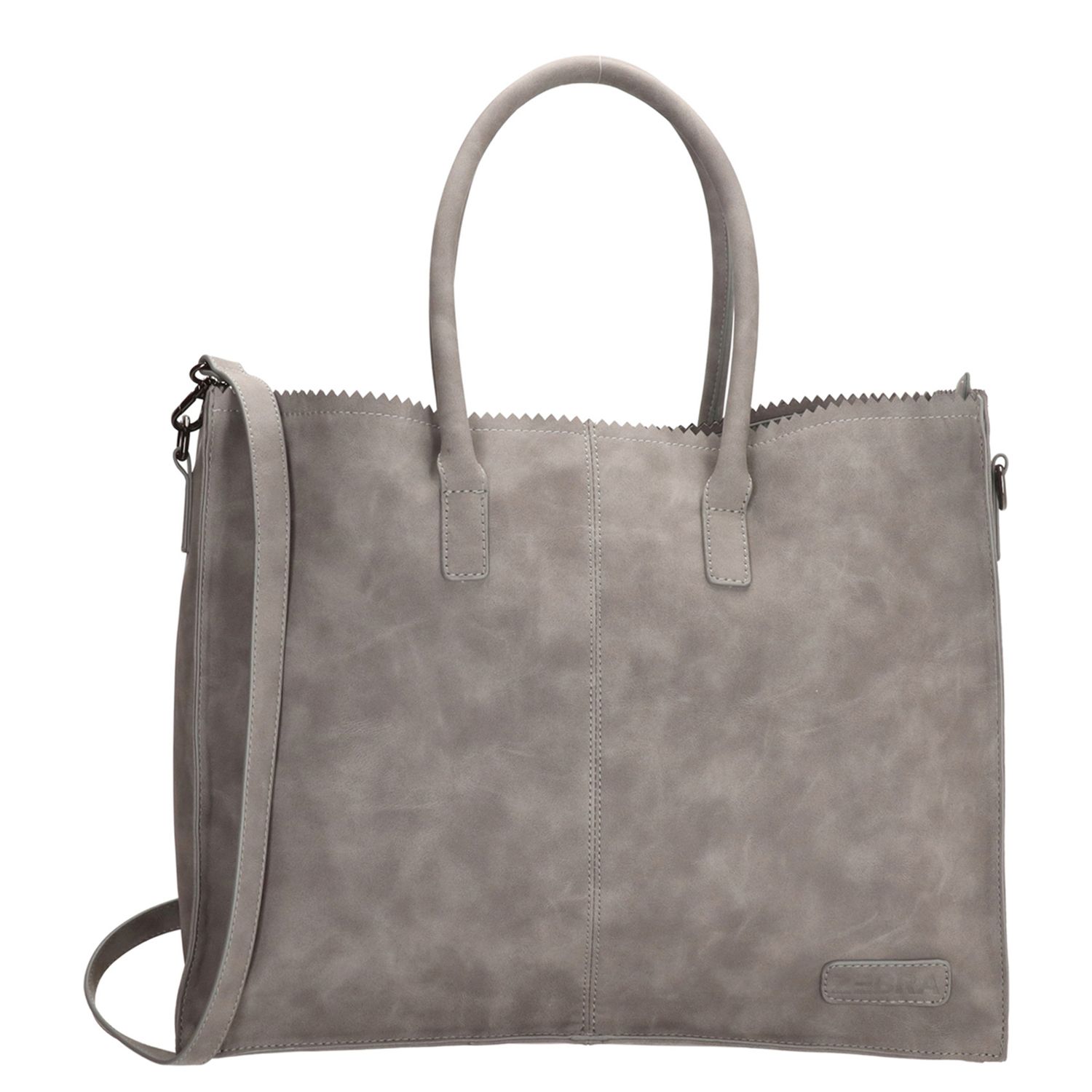 Zebra Trends Natural Bag shopper grijs