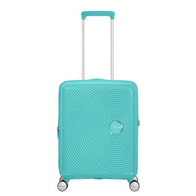 American Tourister Soundbox Spinner 55 Expandable poolside blue
