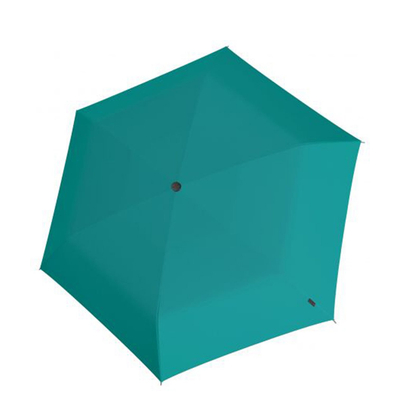 Knirps U.200 Ultra Light Duomatic Regenschirm UV Protection turquoise with black coating