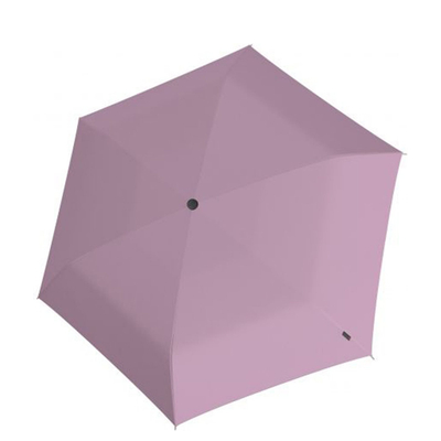 Knirps U.200 Ultra Light Duomatic Regenschirm UV Protection rosé with black coating