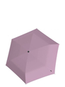 Knirps U.200 Ultra Light Duomatic Regenschirm UV Protection rosé with black coating