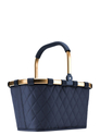 Reisenthel Shopping Carrybag frame rhombus midnight gold