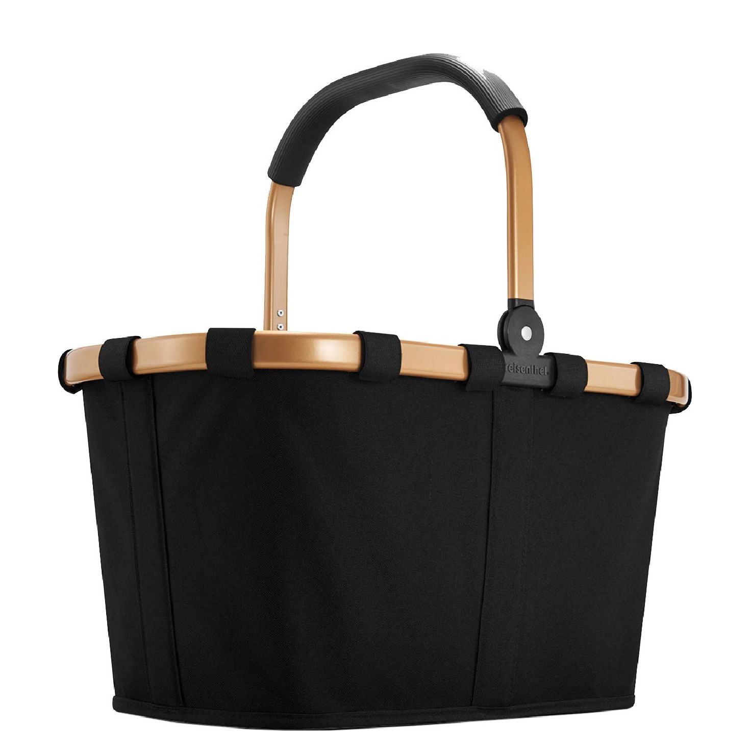 Reisenthel shopper zwart en goud