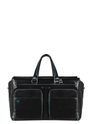 Piquadro Blue Square Duffel Bag black