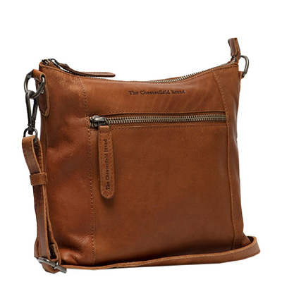 The Chesterfield Brand Faro Schoudertas cognac