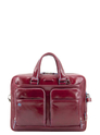 Piquadro Blue Square Organized Laptop & iPad Case red