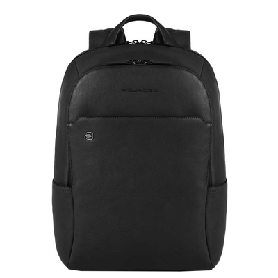 Piquadro Black Square Computer Backpack with iPad Compartment black II