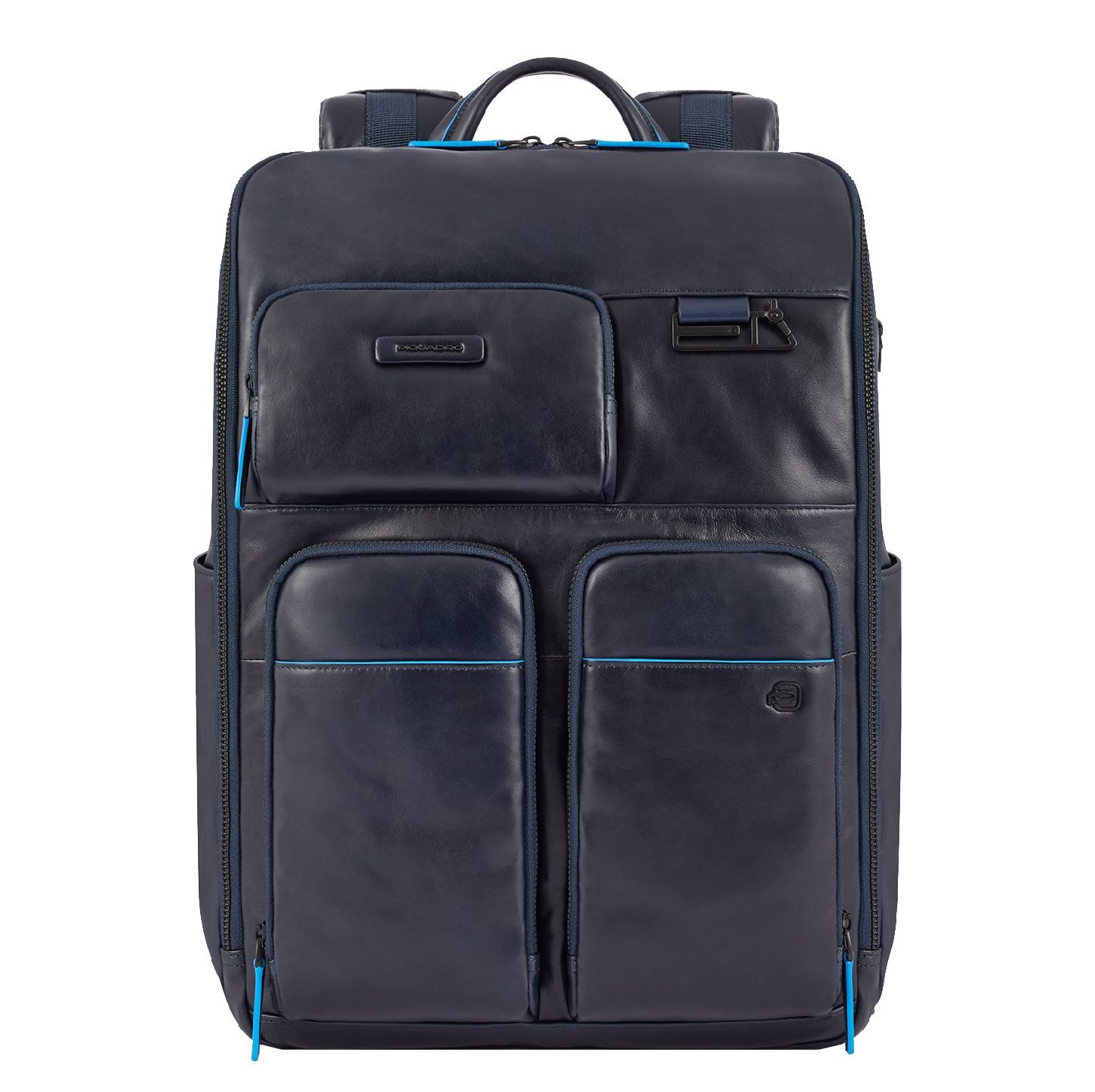 Piquadro Blue Square laptoptas blauw