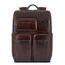 Piquadro Blue Square Computer Backpack With iPad Pro brown