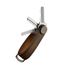 Orbitkey Crazy Horse Leather Key Organiser oak brown