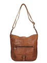Bear Design Cow Lavato Dames Schoudertas cognac