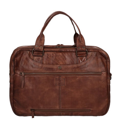 Bear Design Cow Lavato Laptop-Tasche braun