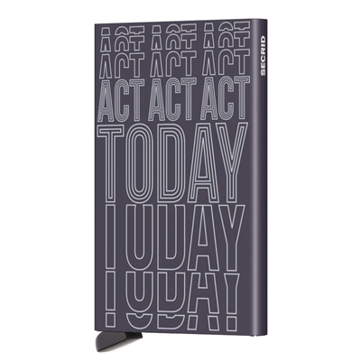 Secrid Cardprotector Laser act today dark purple