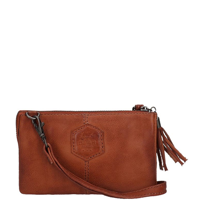 Bear Design Callisto Pelle Alessia Clutch cognac