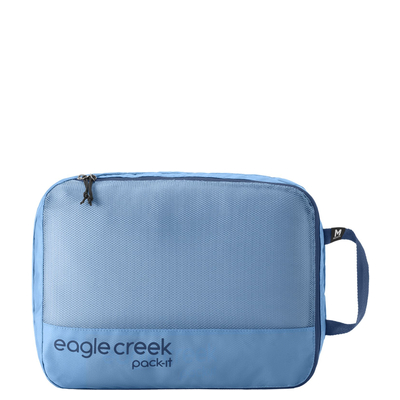 Eagle Creek Pack-It Reveal Sauber/Schmutzig Packwürfel M blue dawn