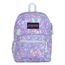 JanSport Cross Town fluid floral pastel lilac