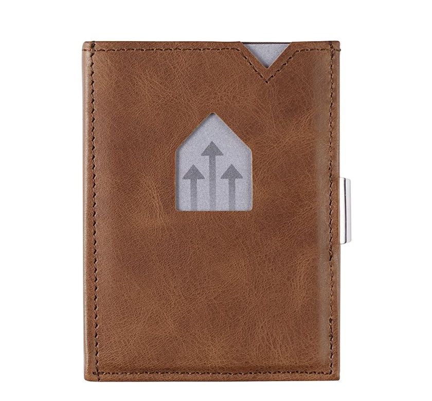 Exentri portemonnee bruin