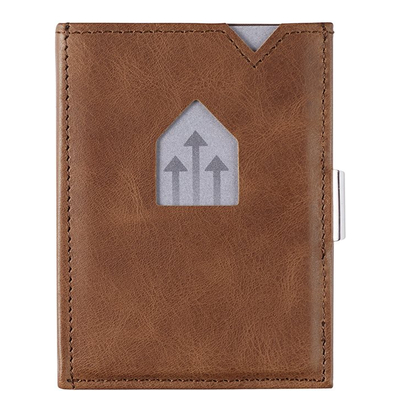 Exentri Leather Wallet RFID hazelnut