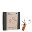 Orbitkey Leather Key Organiser + Ring V2 cognac tan