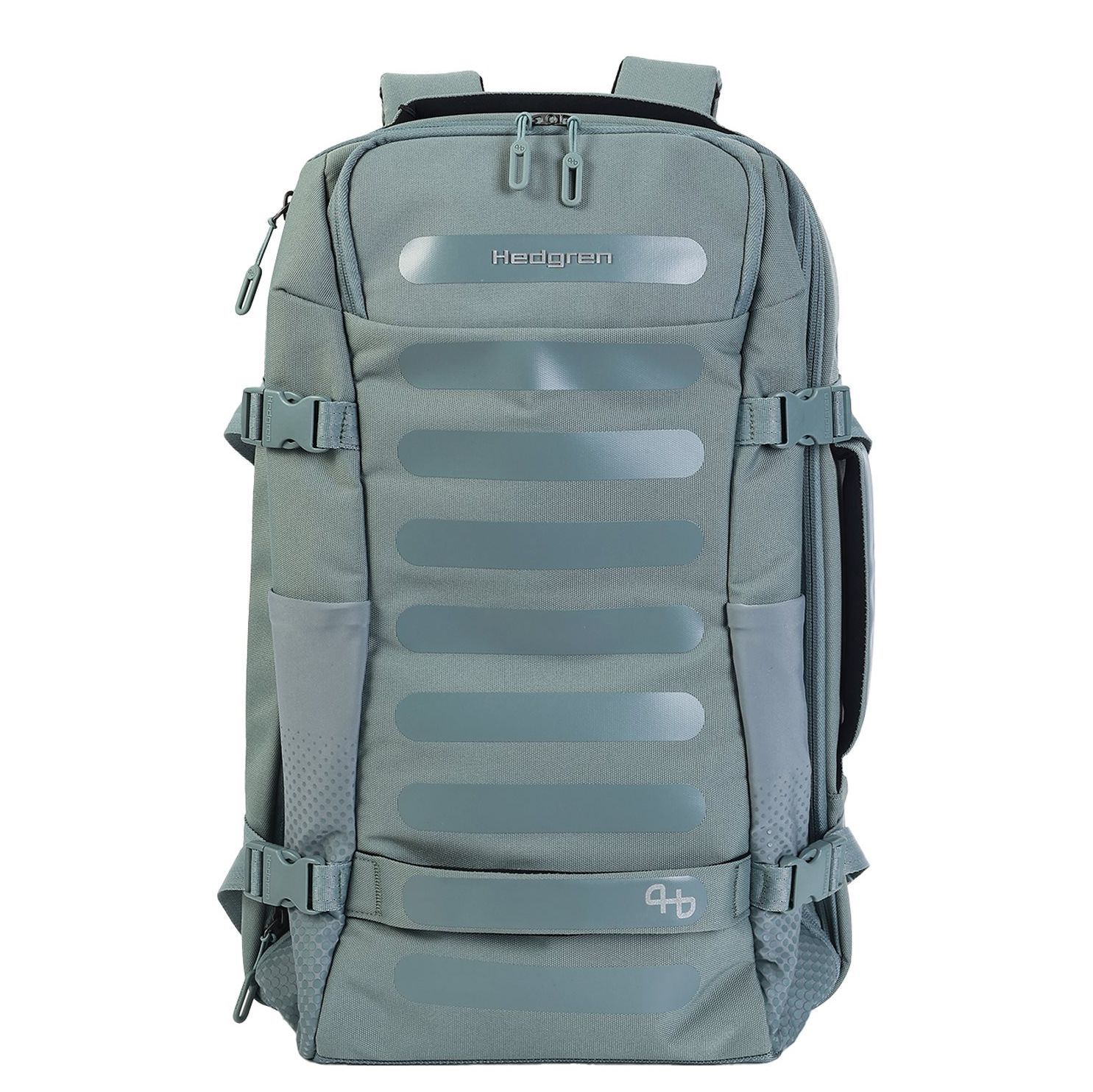 Hedgren Comby rugzak grijs, groen en multicolor