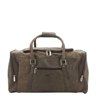 Bear Design Dark Nature Reisetasche brown