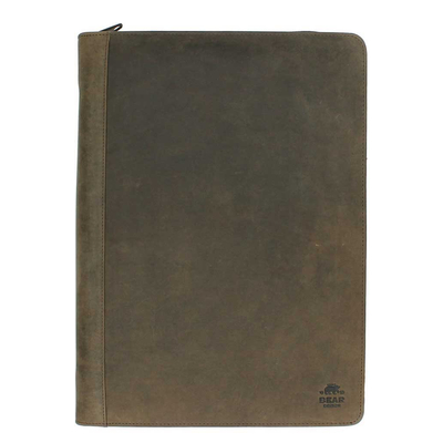 Bear Design Dark Nature Schreibmappe brown