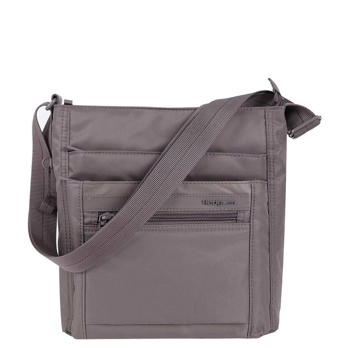 Hedgren schoudertas bruin en beige