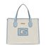 Guess G Status 2 Compartment Tote natural/light denim