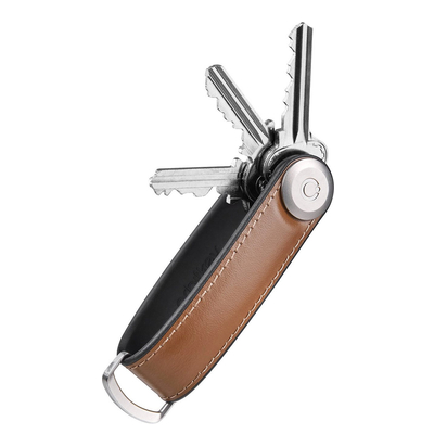 Orbitkey Hybrid Leather Key Organiser acorn